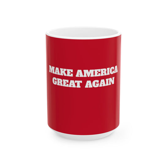 Official MAGA Red Ceramic Mug, (11oz, 15oz)