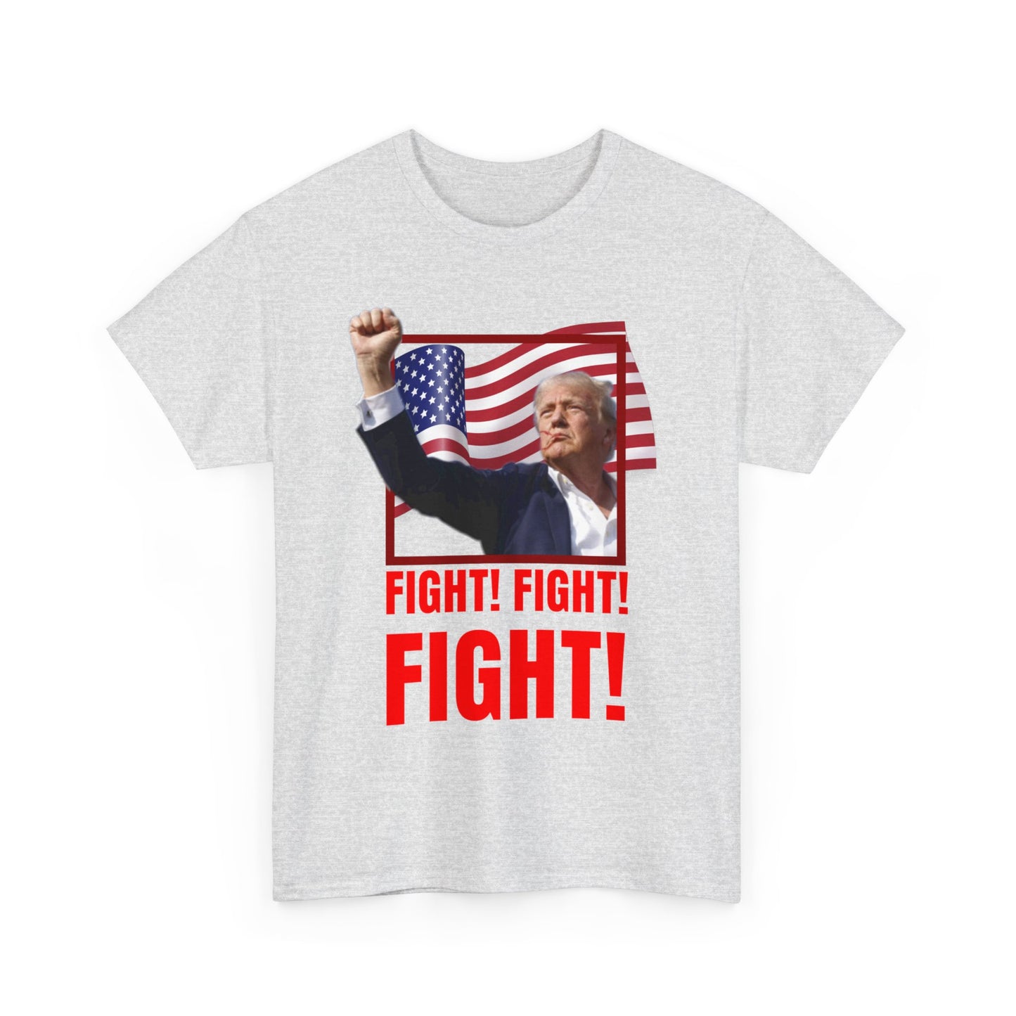 Official Trump Fight for USA Unisex Heavy Cotton Tee