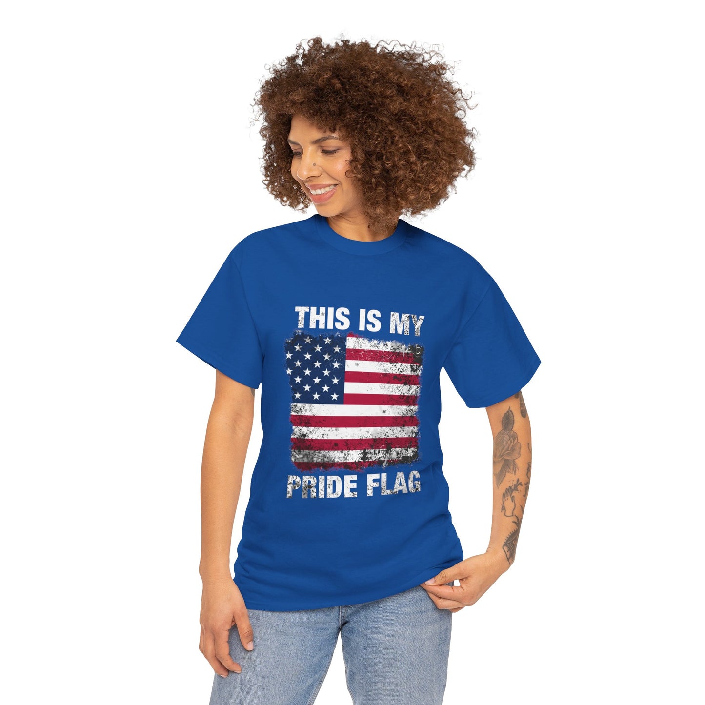 This Is My Pride Flag Unisex Heavy Cotton Tee