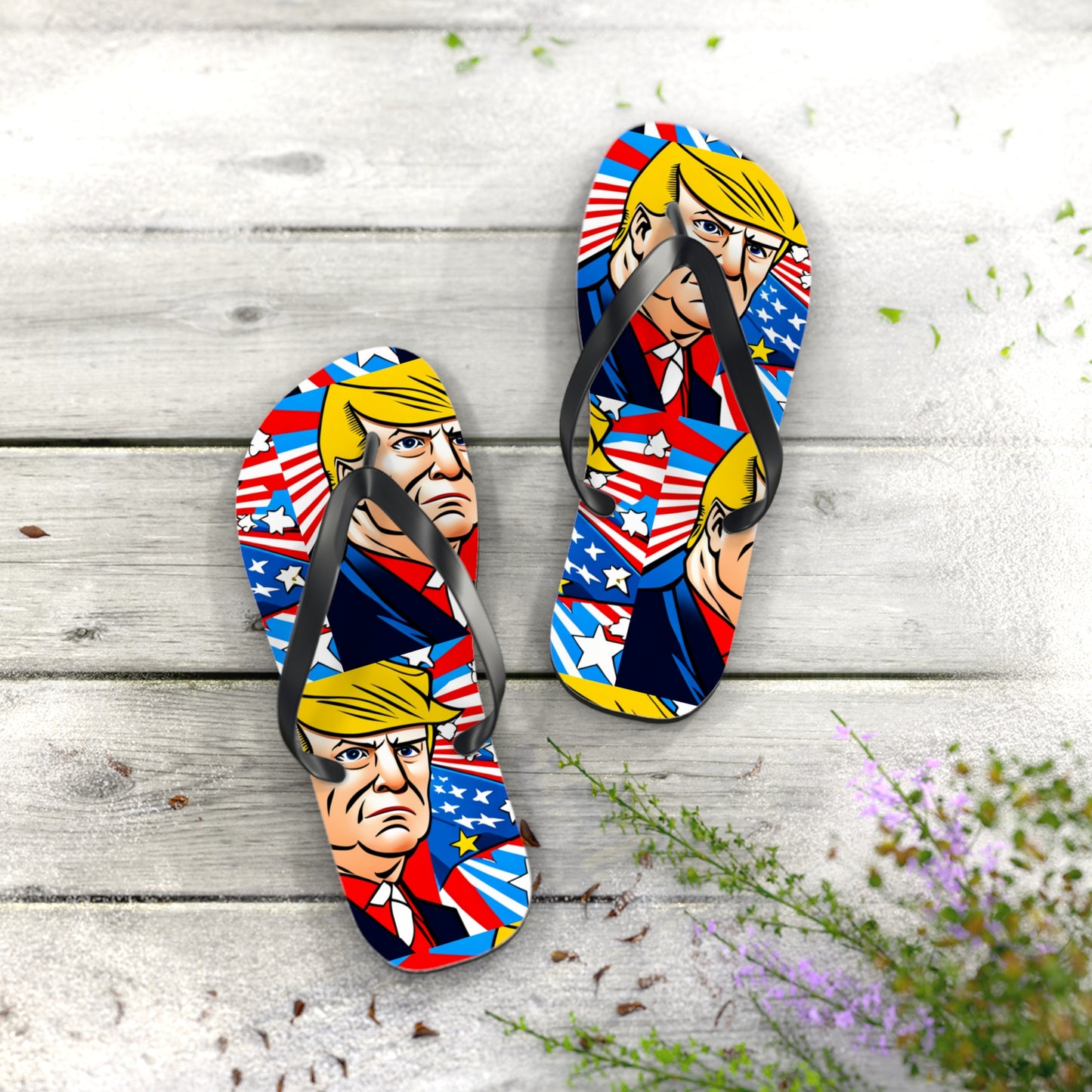 Trump Top Gun Men's Flip Flops