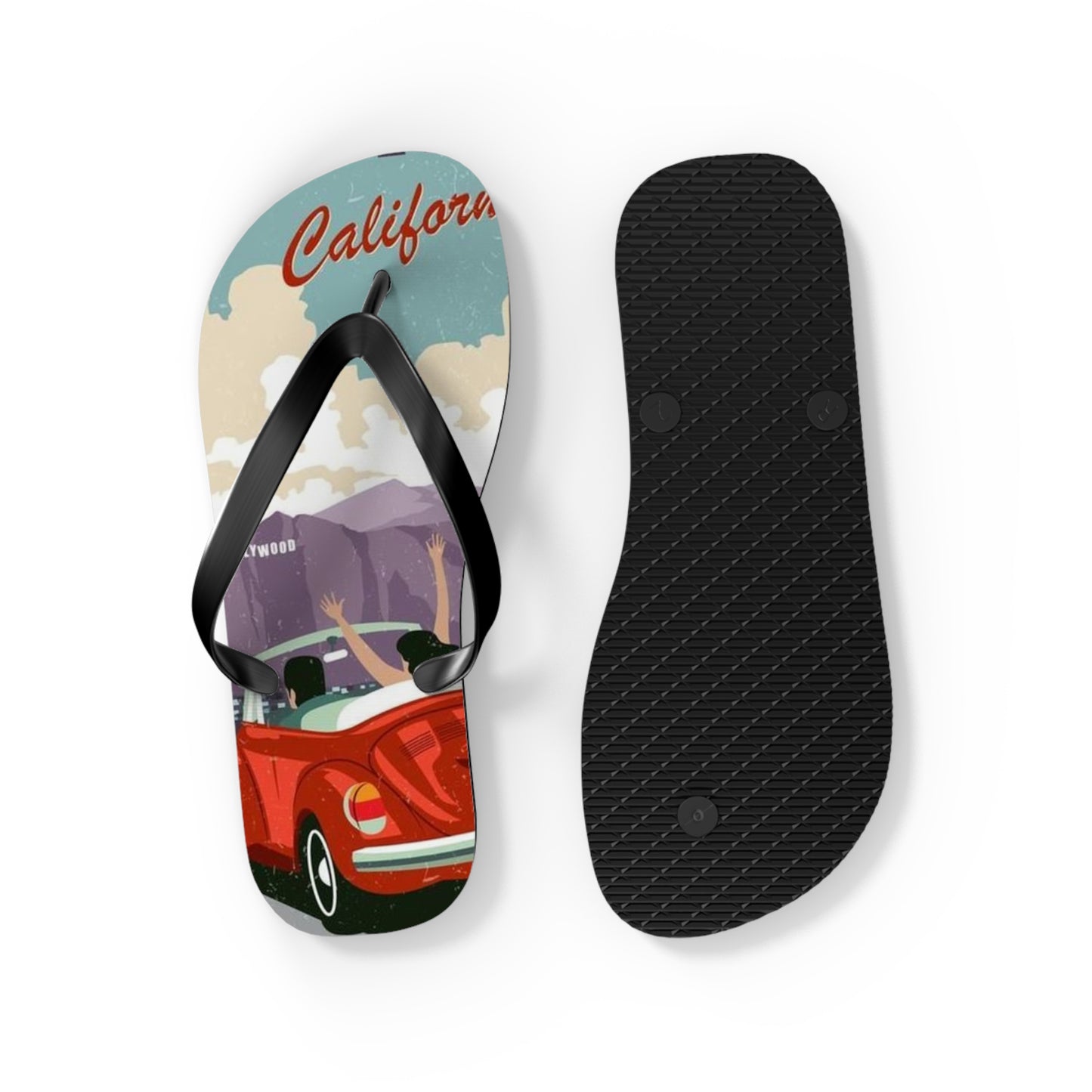 Los Angeles California Flip Flops