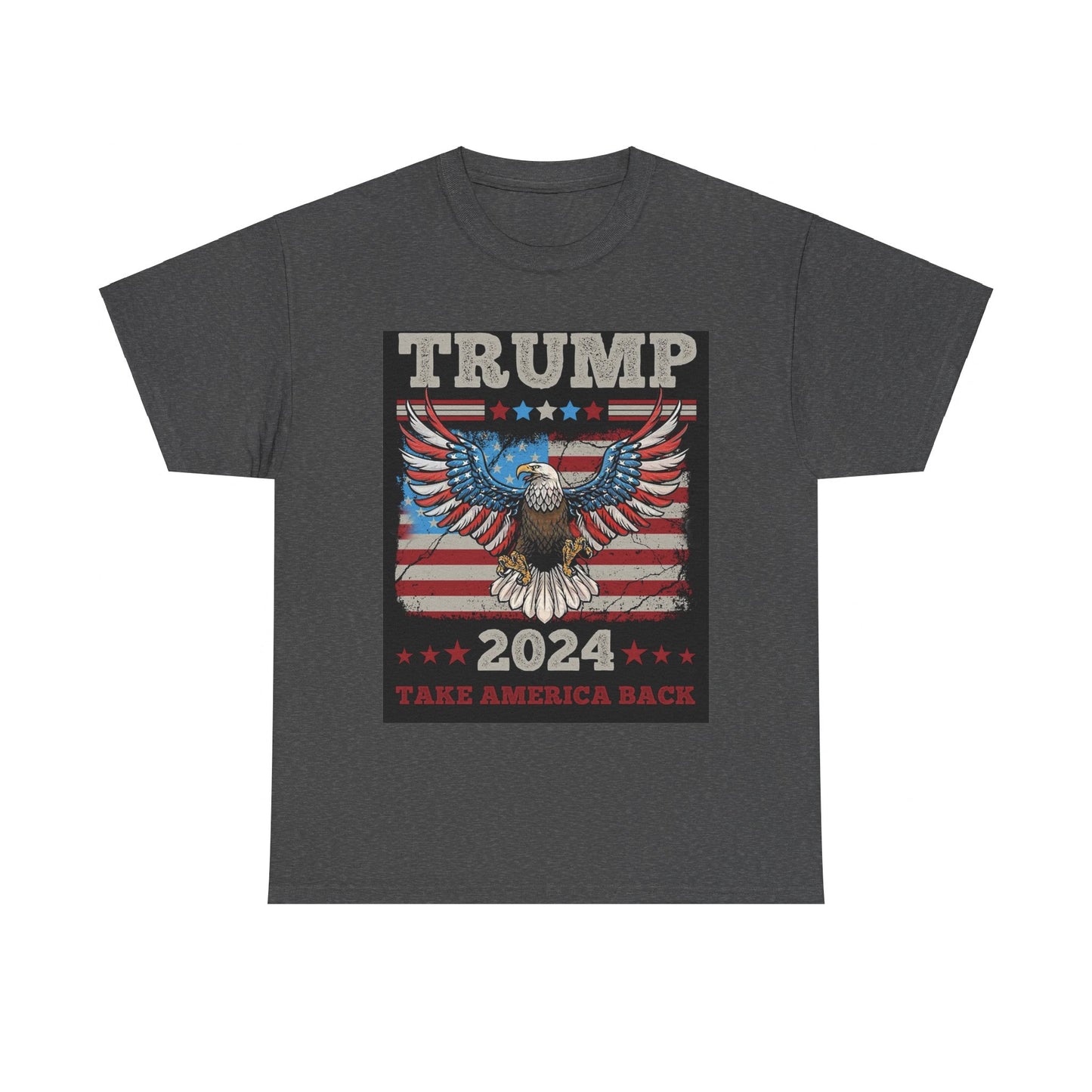 Trump Take America Back (Eagle) Unisex Heavy Cotton Tee