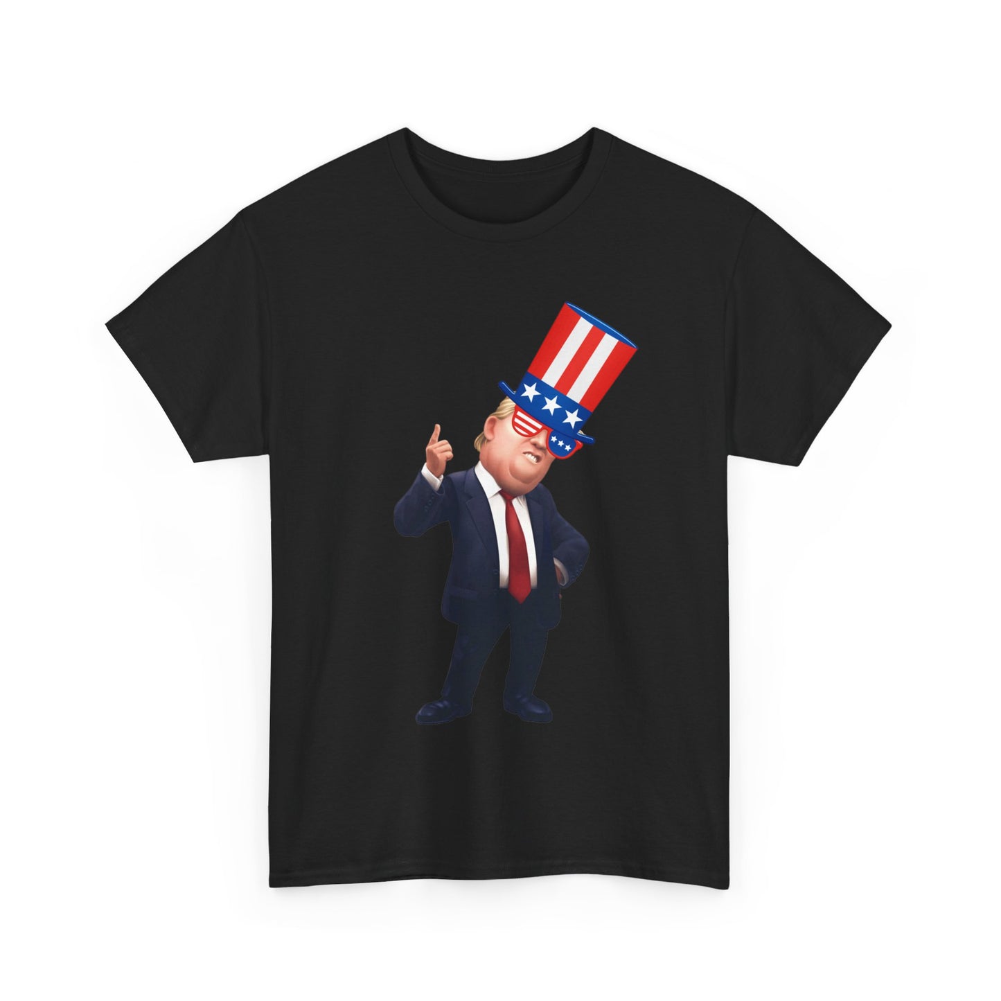 Trump Hat  Unisex Heavy Cotton Tee