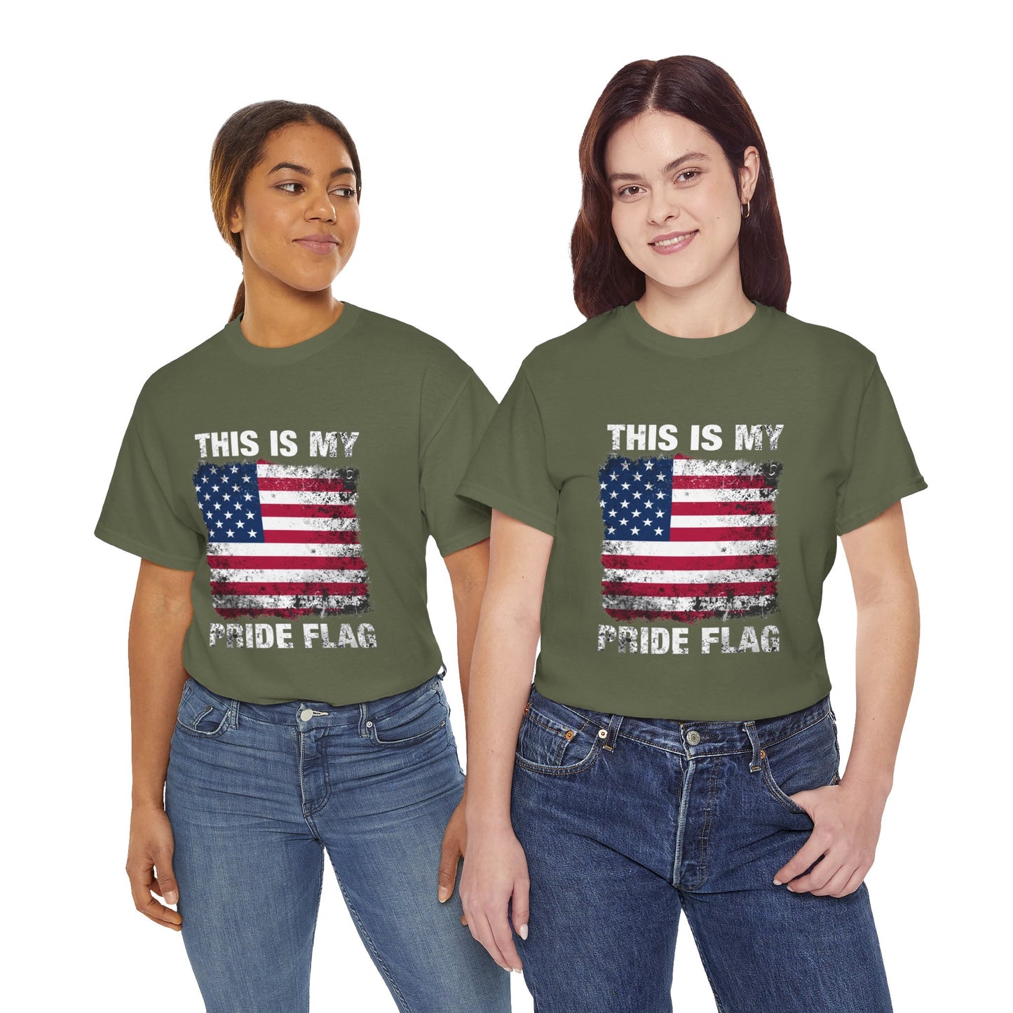 This Is My Pride Flag Unisex Heavy Cotton Tee