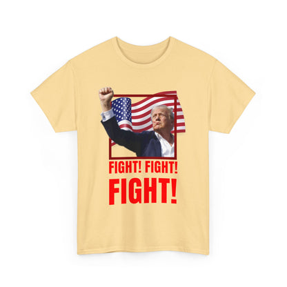 Official Trump Fight for USA Unisex Heavy Cotton Tee