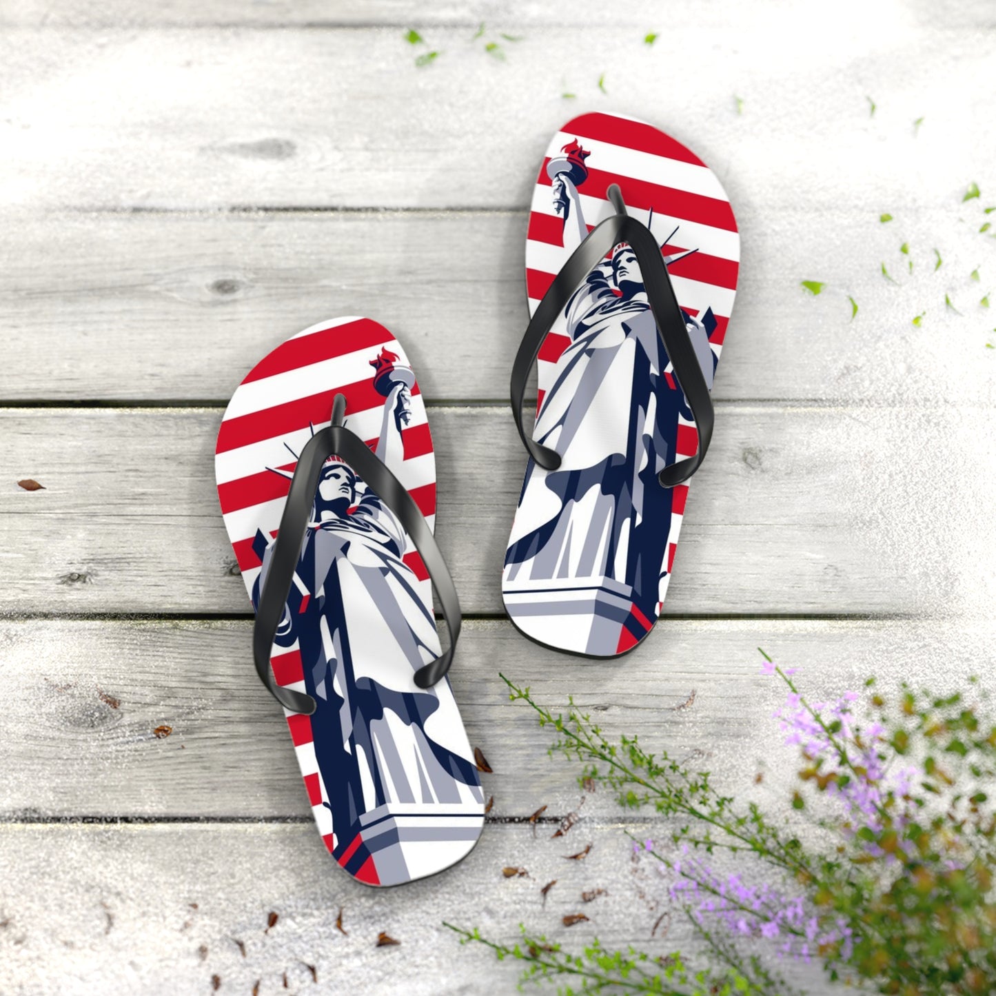 Statue of Liberty Flip Flops