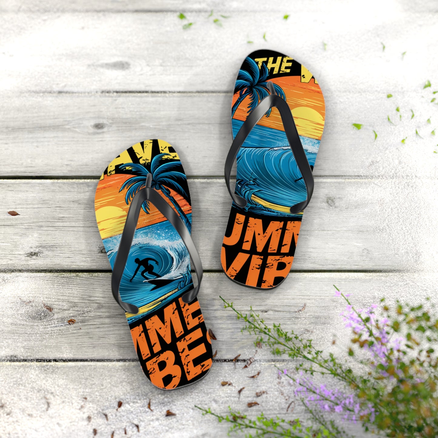 Catch The Waves Flip Flops