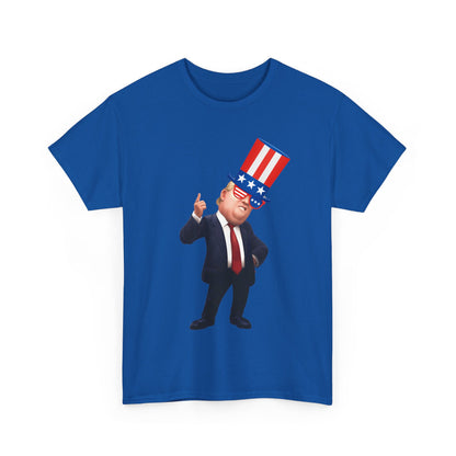 Trump Hat  Unisex Heavy Cotton Tee