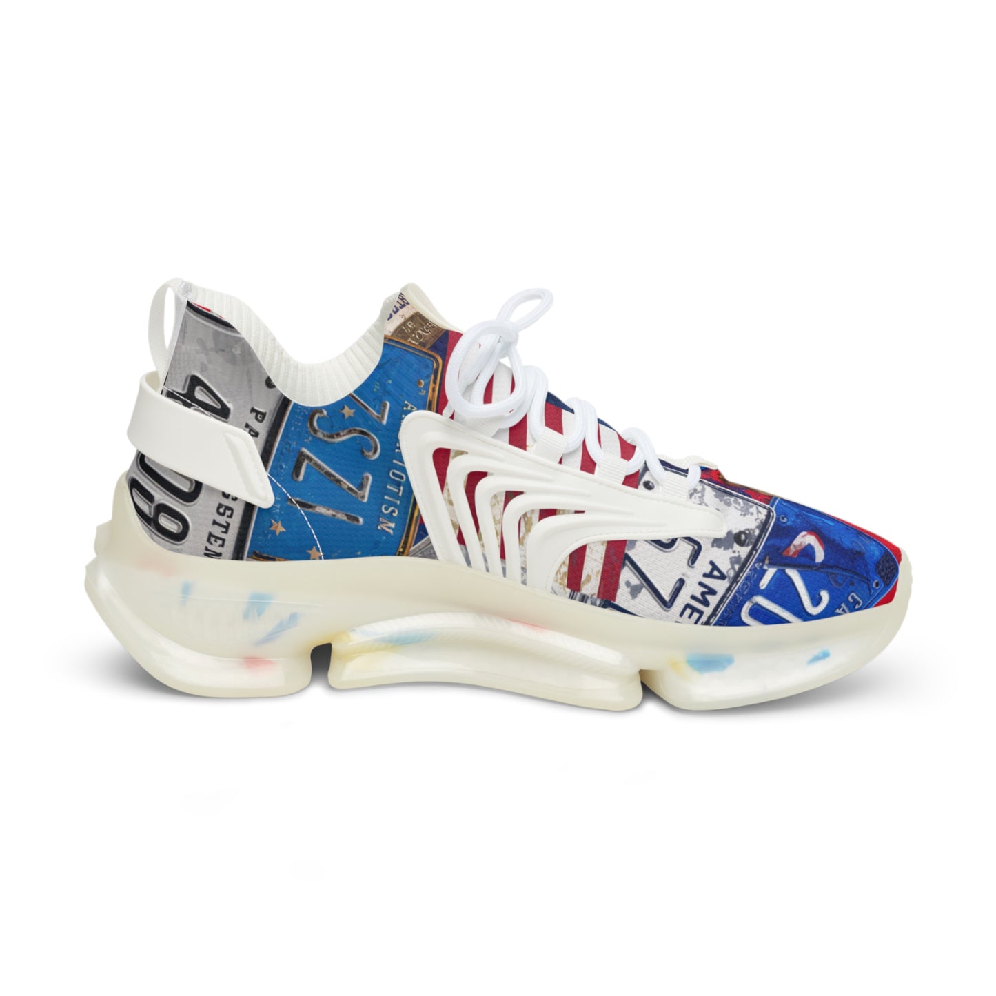 Exclusive American Patriotic Men's Mesh Sneakers