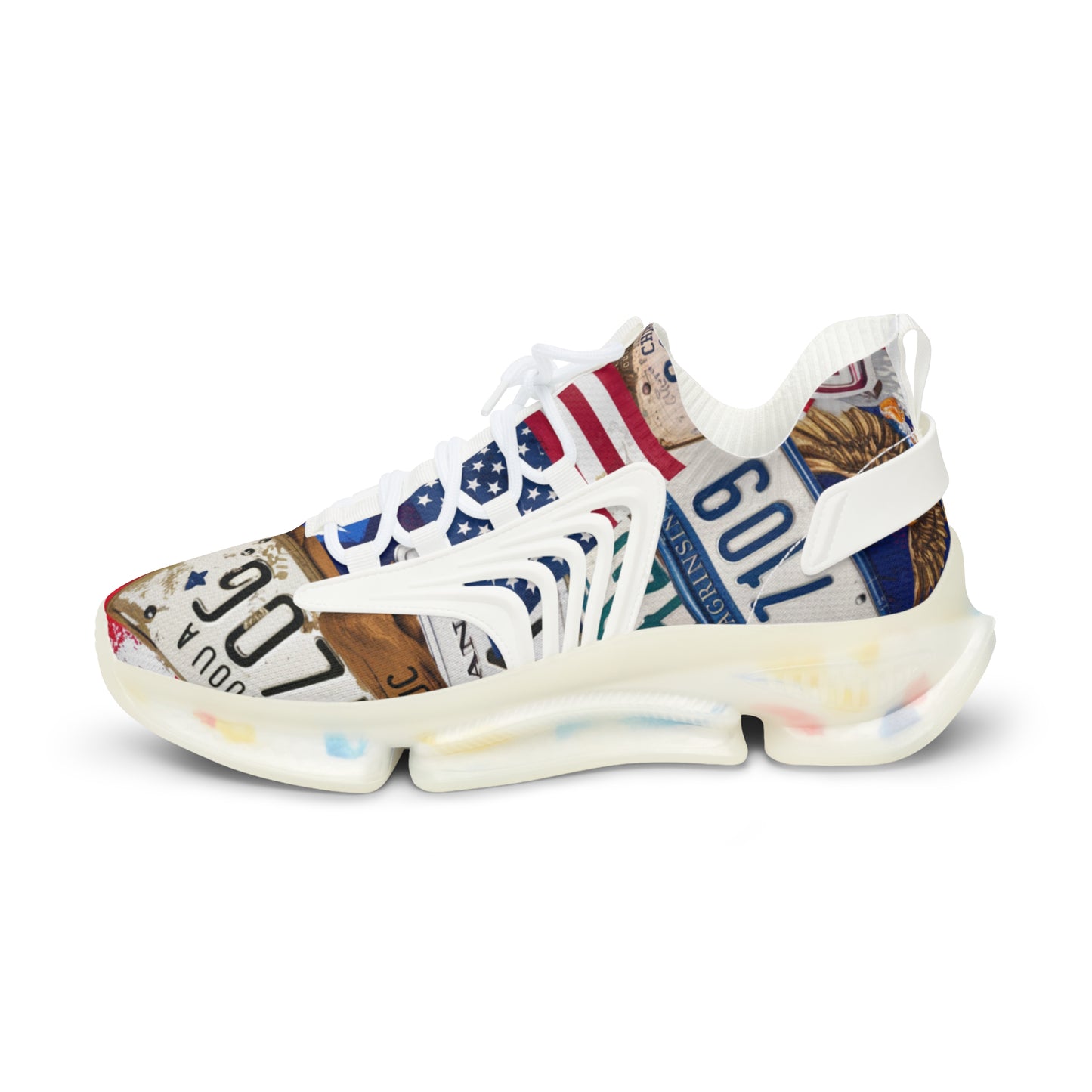 Exclusive American Patriotic Men's Mesh Sneakers