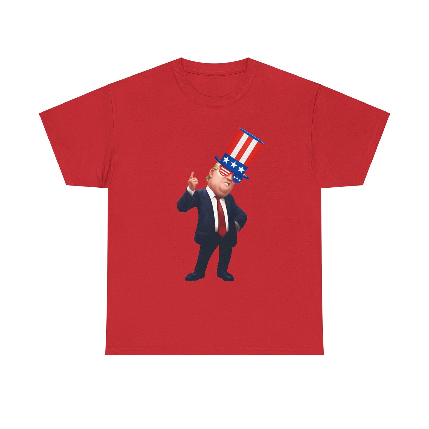 Trump Hat  Unisex Heavy Cotton Tee