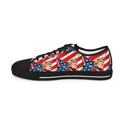 Trump Super Hero Men's Low Top Sneakers