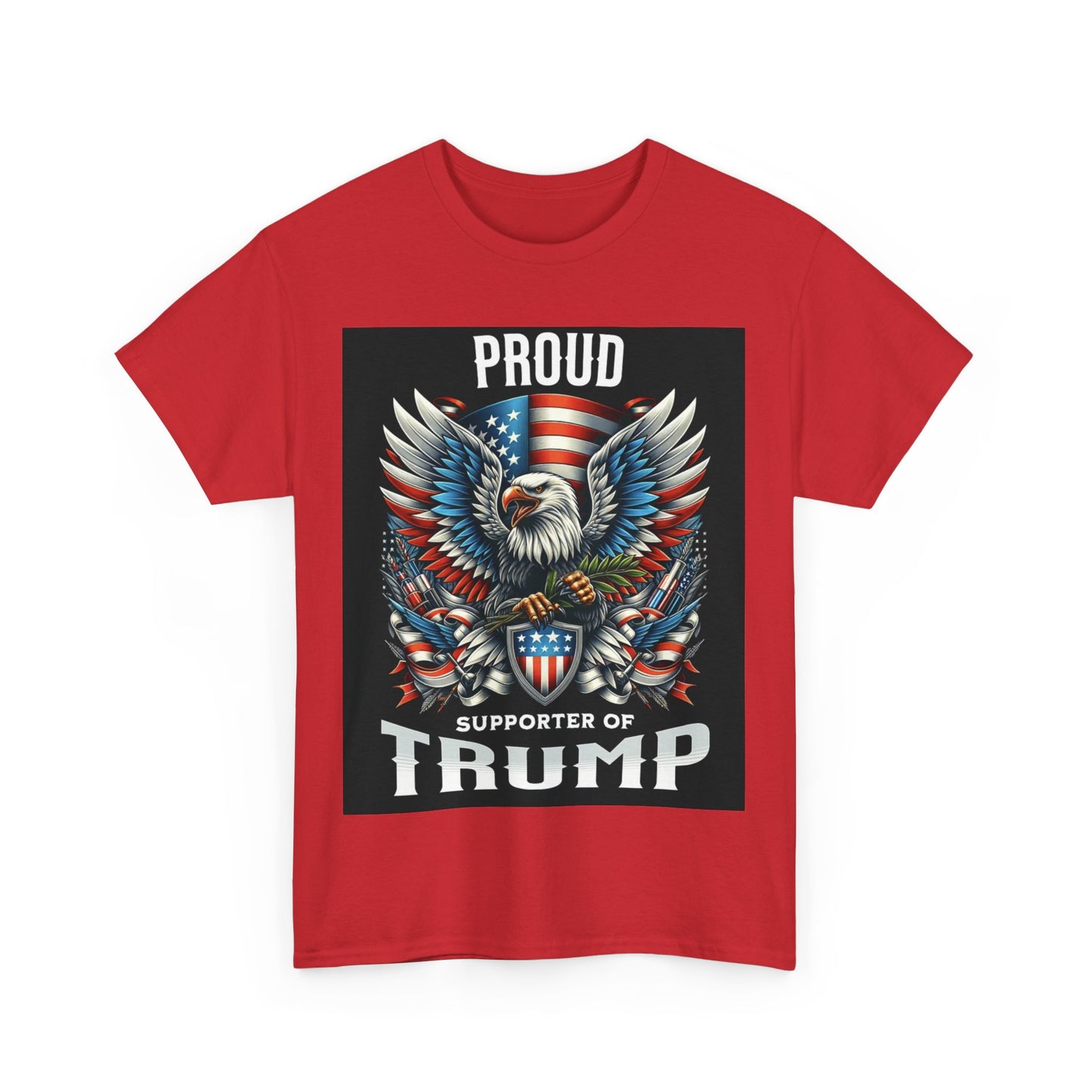 Proud Supporter of Trump Unisex Heavy Cotton Tee