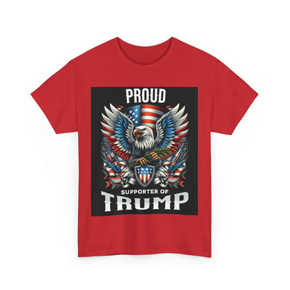 Proud Supporter of Trump Unisex Heavy Cotton Tee