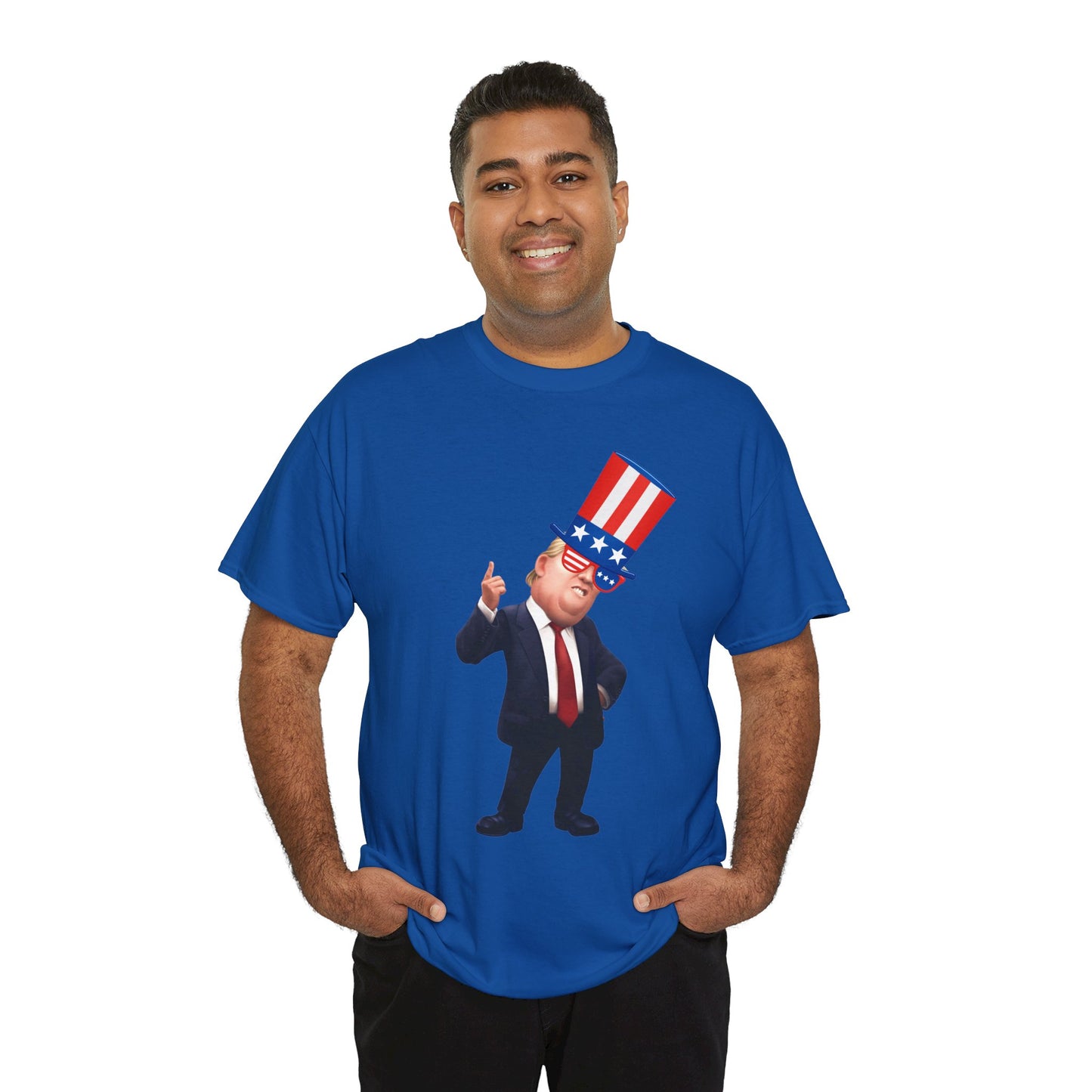 Trump Hat  Unisex Heavy Cotton Tee