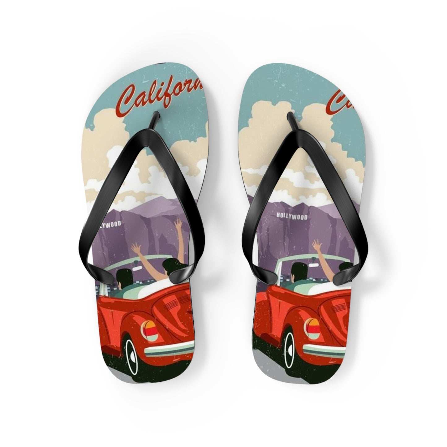 Los Angeles California Flip Flops