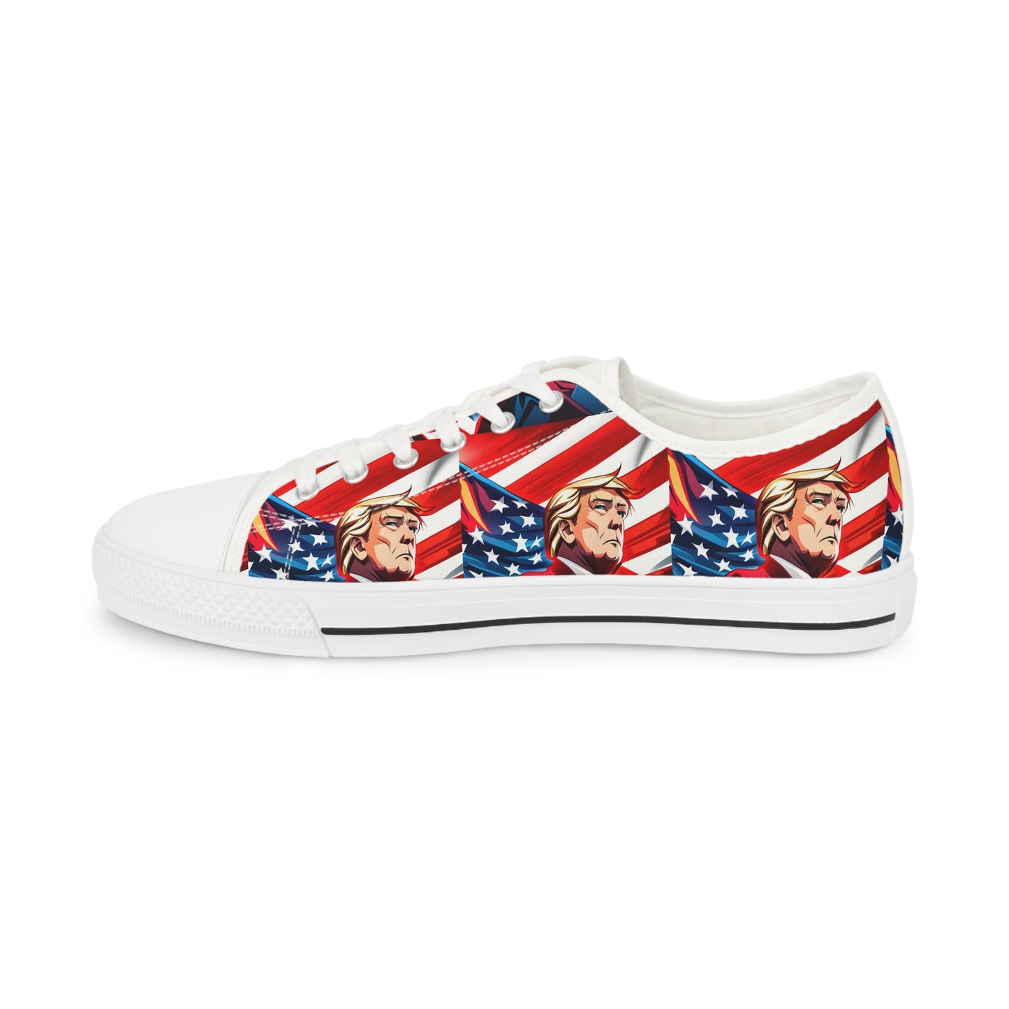 Trump Super Hero Men's Low Top Sneakers