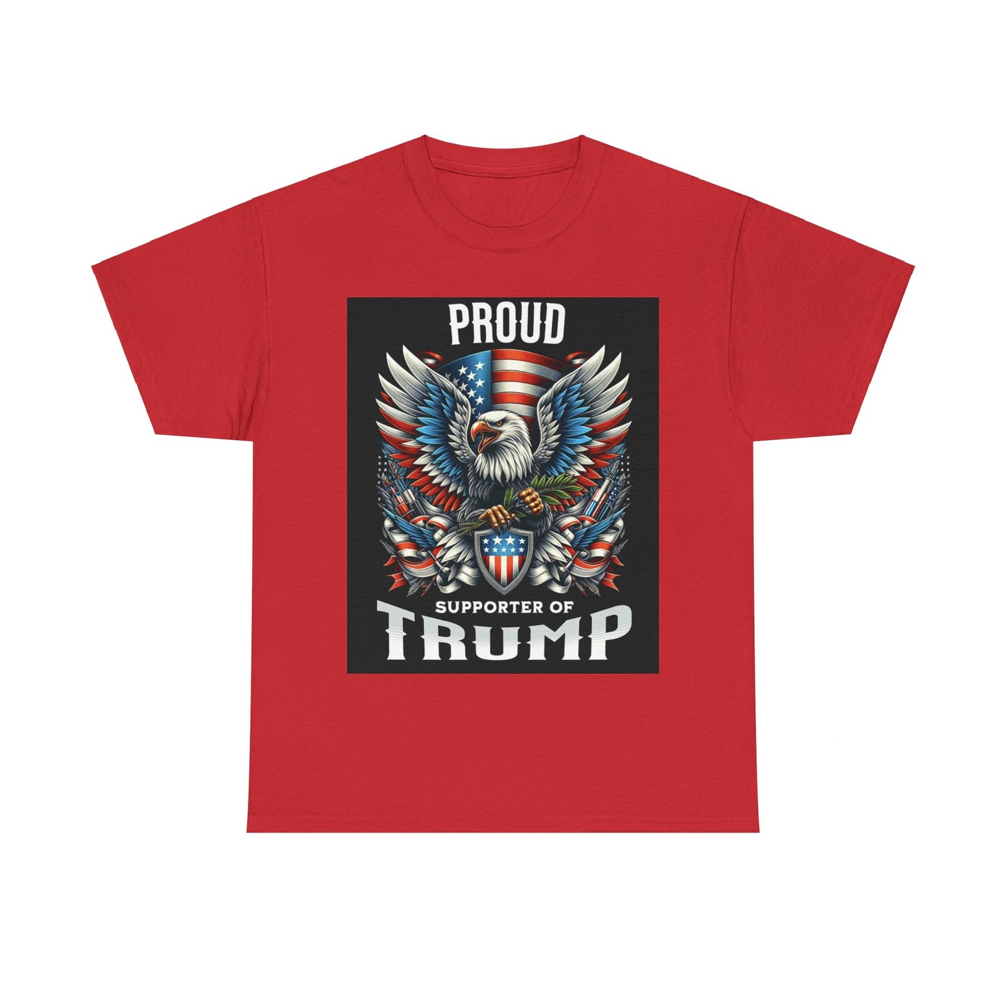 Proud Supporter of Trump Unisex Heavy Cotton Tee