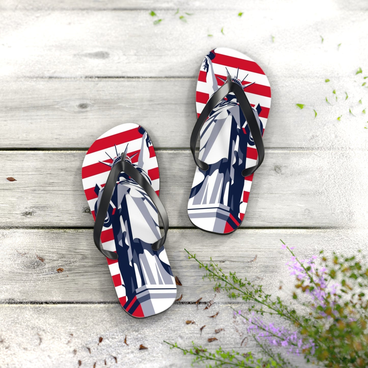 Statue of Liberty Flip Flops