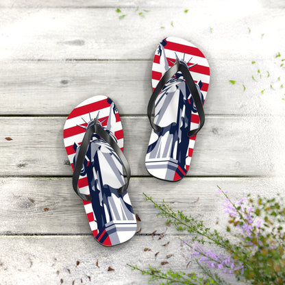 Statue of Liberty Flip Flops