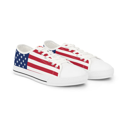 American Flag Men's Low Top Sneakers