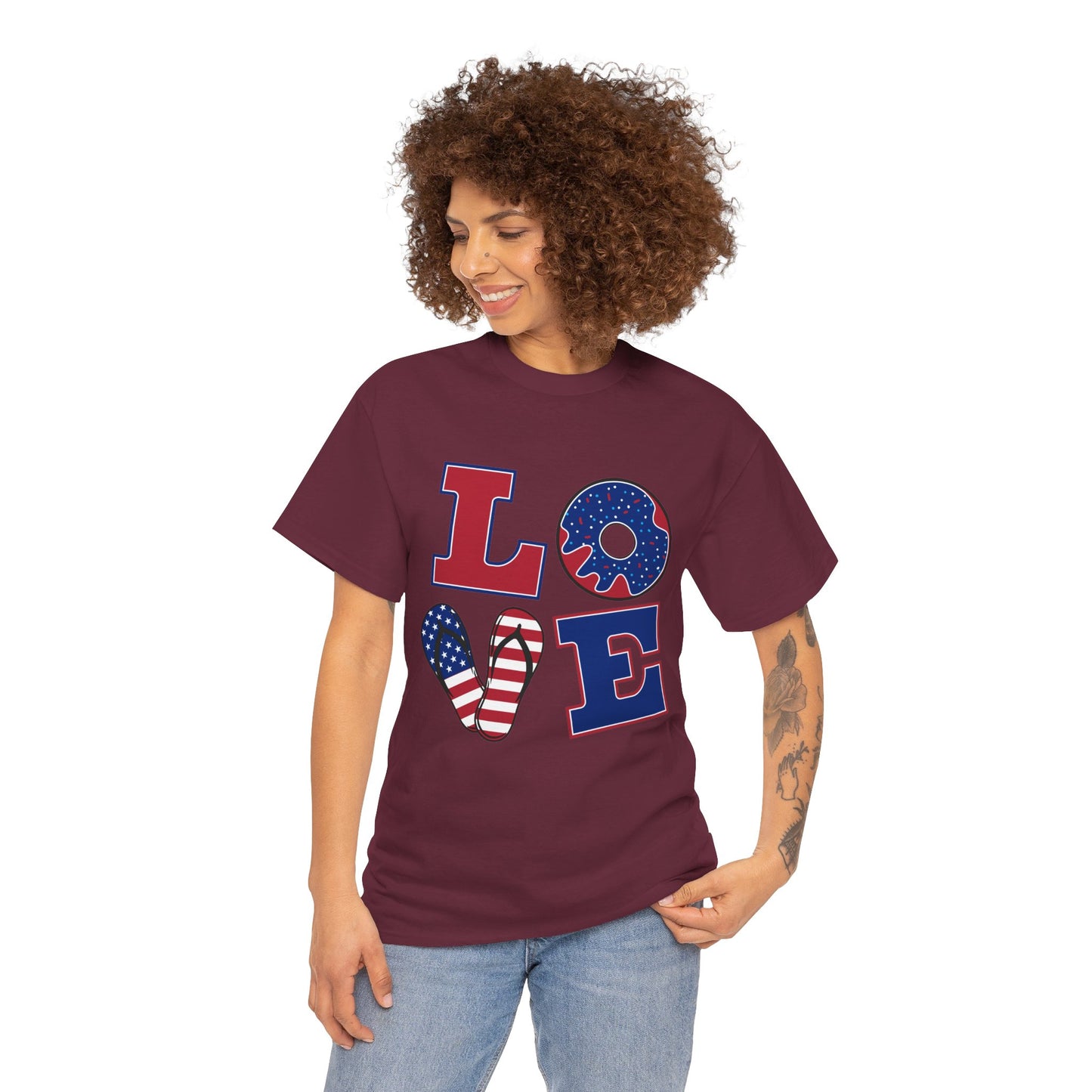 Love America Unisex Heavy Cotton Tee