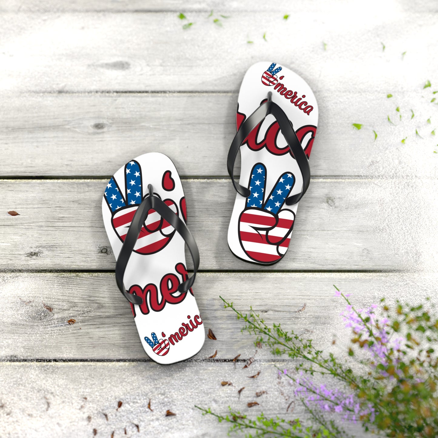 Thumps Up USA Men's Flip Flops