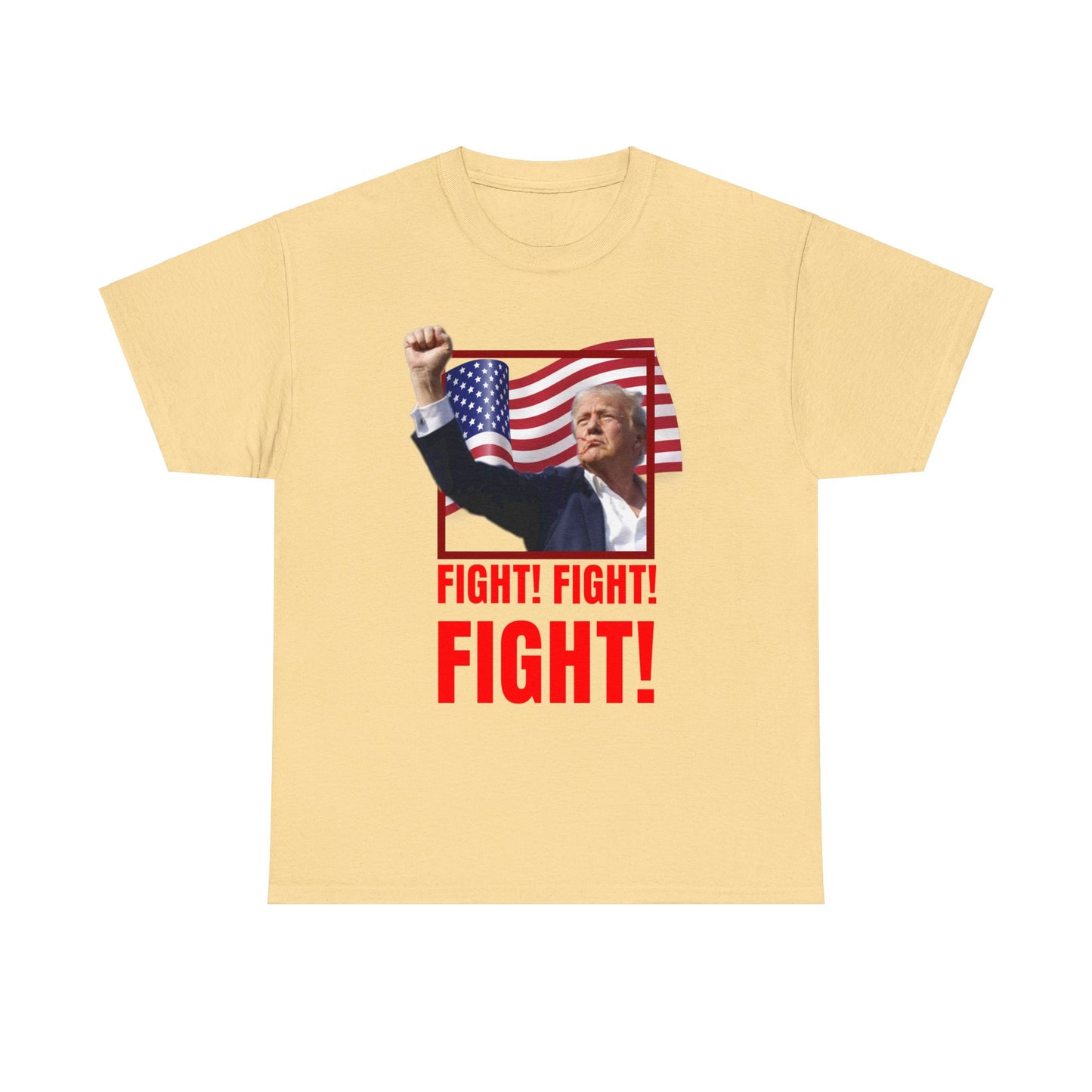 Official Trump Fight for USA Unisex Heavy Cotton Tee