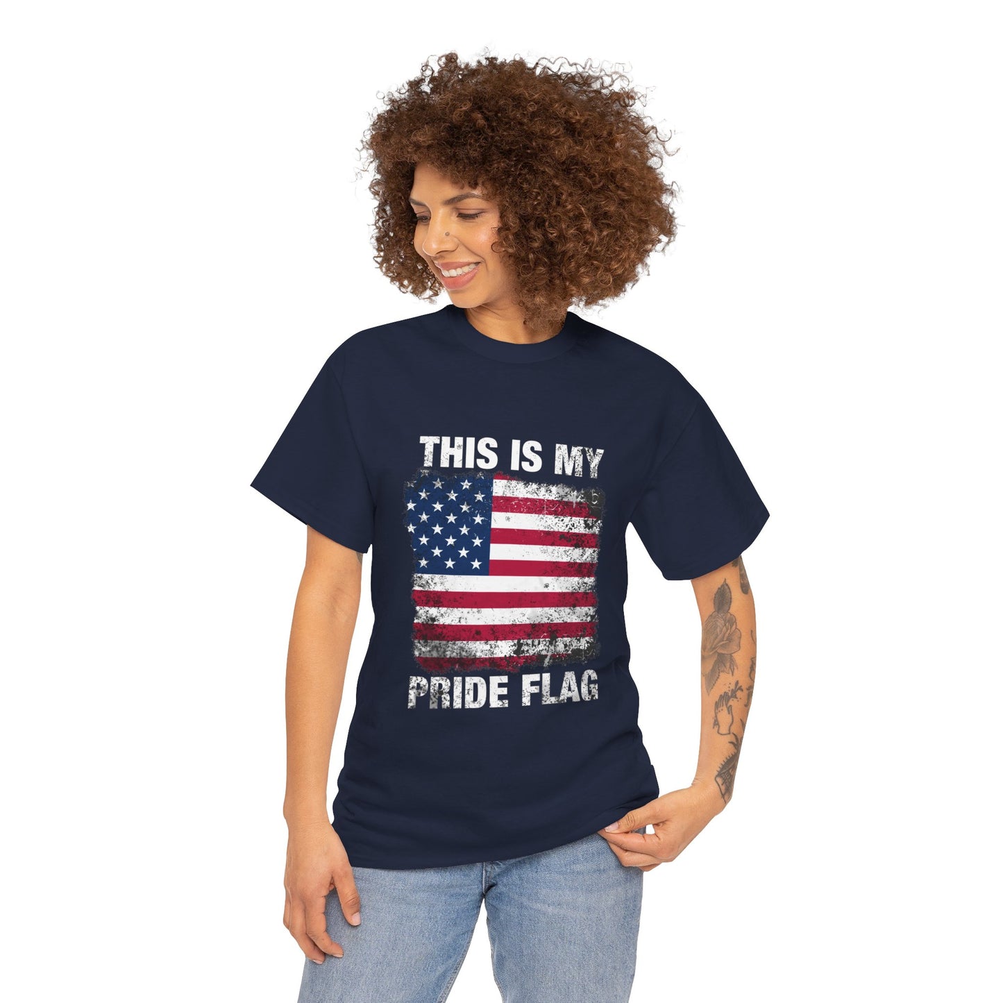 This Is My Pride Flag Unisex Heavy Cotton Tee