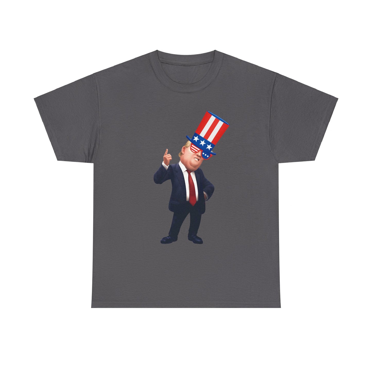 Trump Hat  Unisex Heavy Cotton Tee