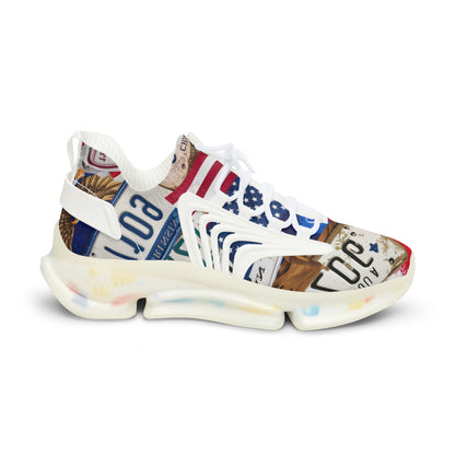 Exclusive American Patriotic Men's Mesh Sneakers