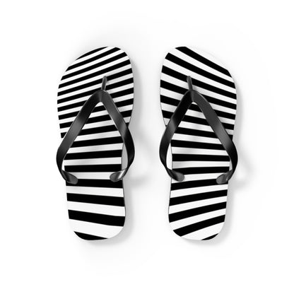 Black & White Men's Flip Flops