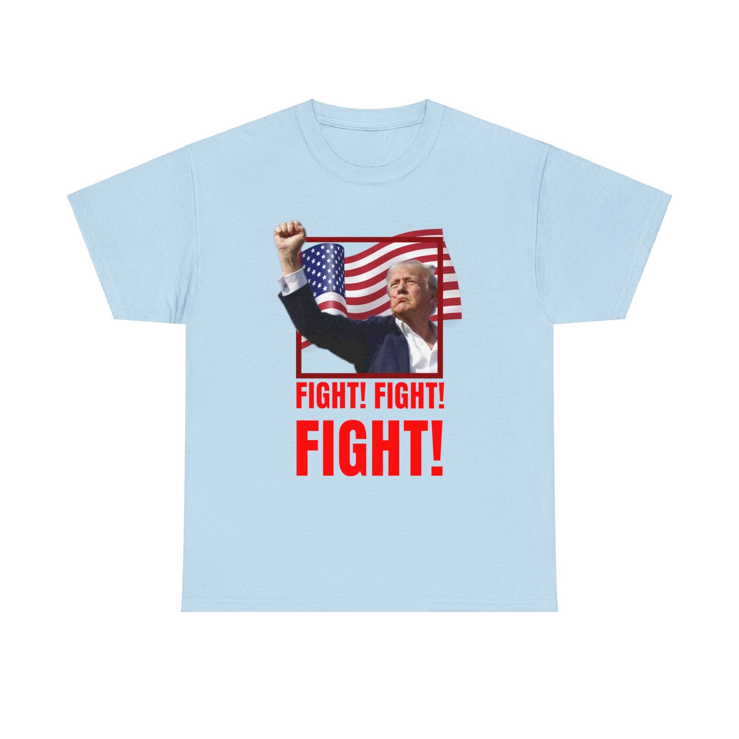 Official Trump Fight for USA Unisex Heavy Cotton Tee