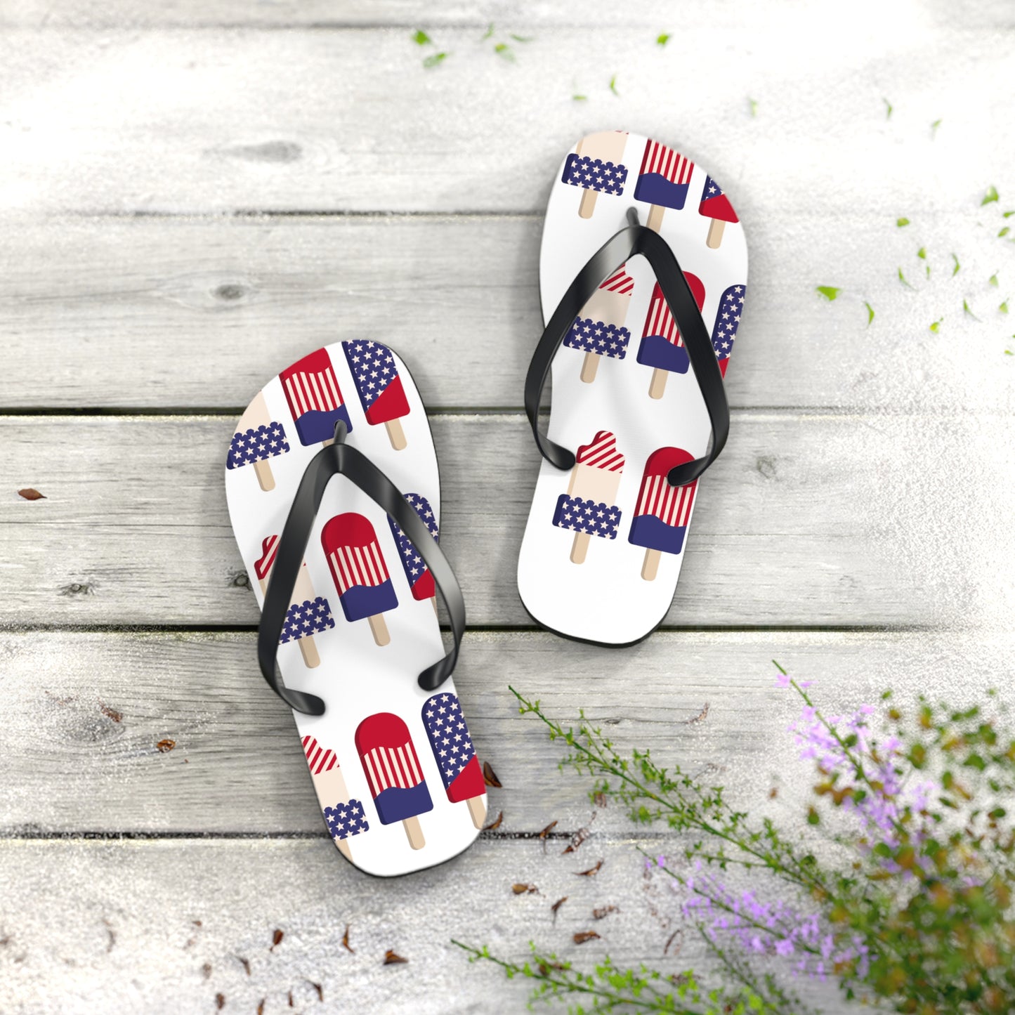 American Pop Bar Men's Flip Flops