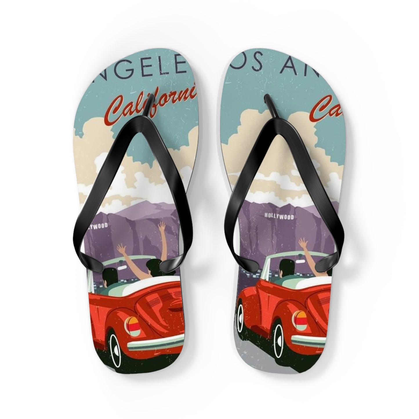 Los Angeles California Flip Flops