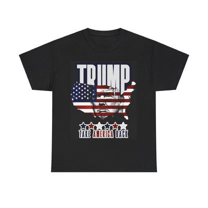 Official Trump Take America Back Unisex Heavy Cotton Tee