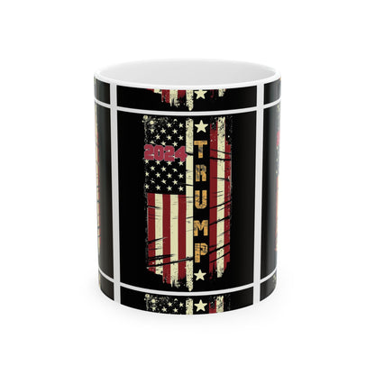 Trump 2024 Ceramic Mug, (11oz, 15oz)