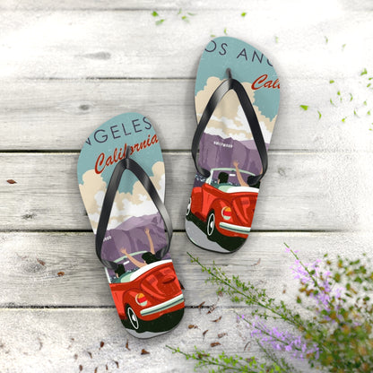 Los Angeles California Flip Flops