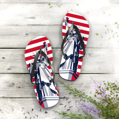 Statue of Liberty Flip Flops