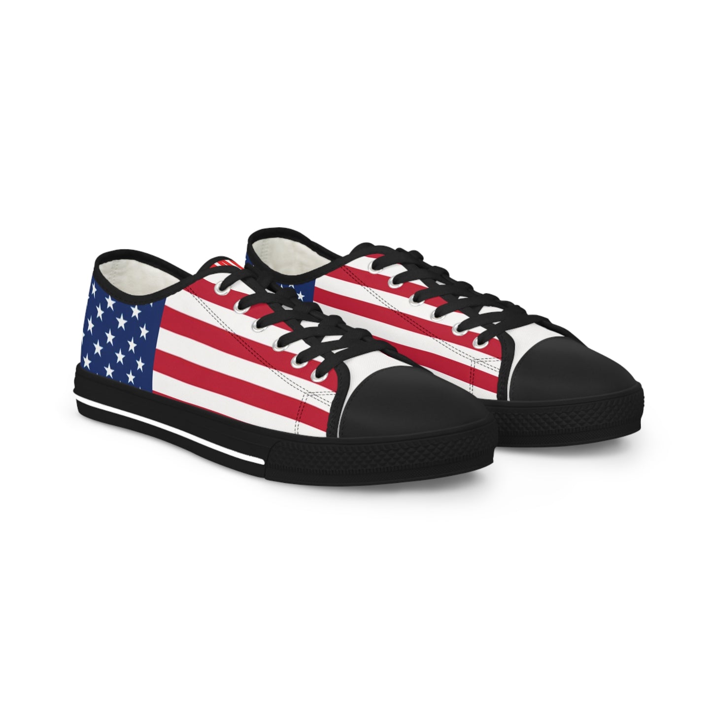 American Flag Men's Low Top Sneakers