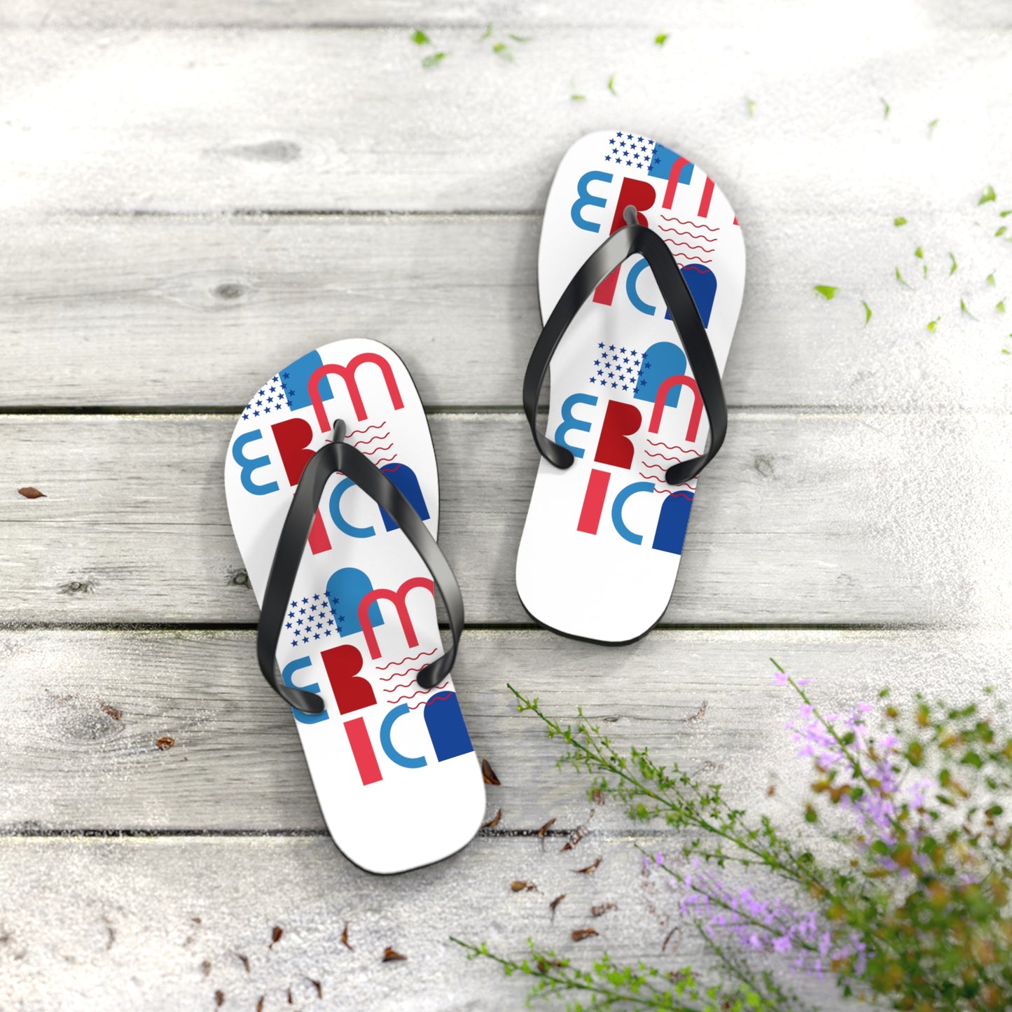 American Dream Men's Flip Flops