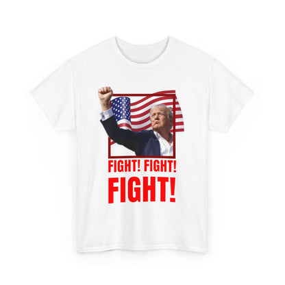 Official Trump Fight for USA Unisex Heavy Cotton Tee