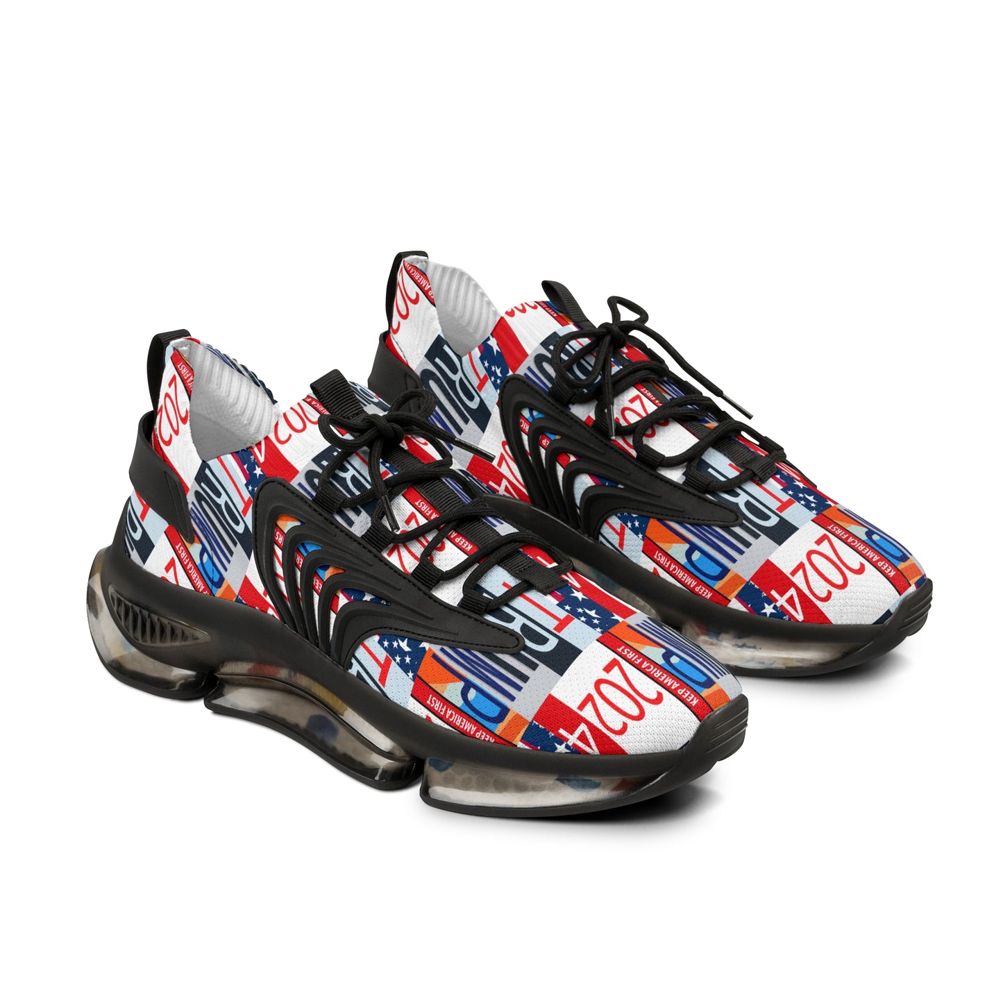 Exclusive Trump 2024  Men's Mesh Sneakers