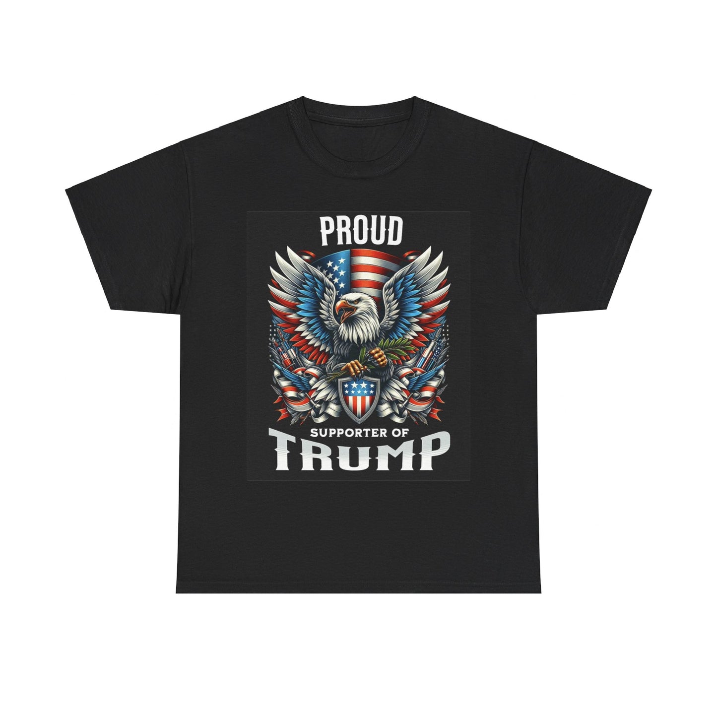 Proud Supporter of Trump Unisex Heavy Cotton Tee