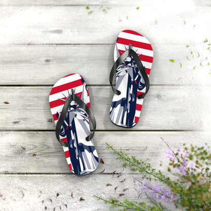 Statue of Liberty Flip Flops