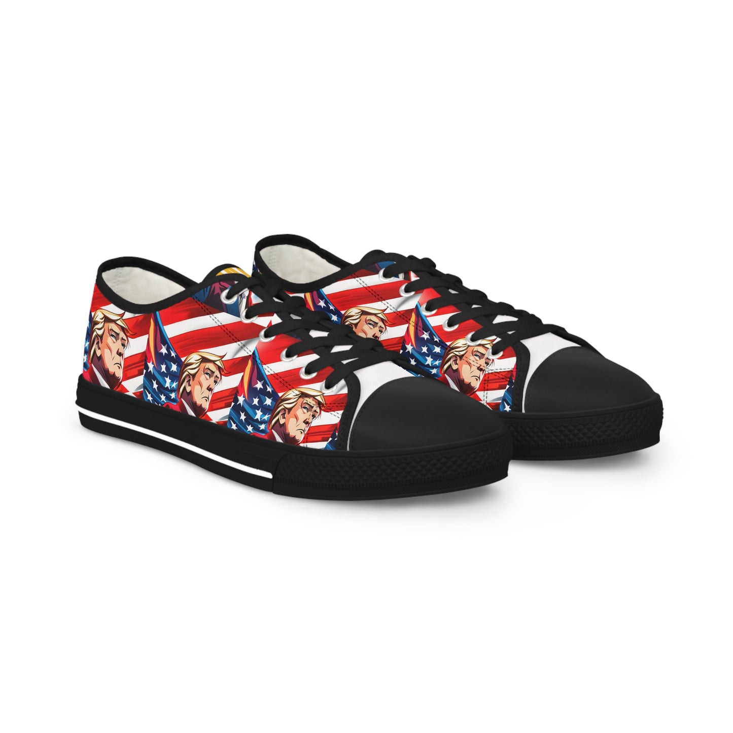 Trump Super Hero Men's Low Top Sneakers