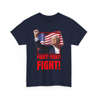 Official Trump Fight for USA Unisex Heavy Cotton Tee