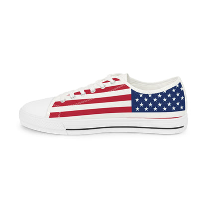 American Flag Men's Low Top Sneakers