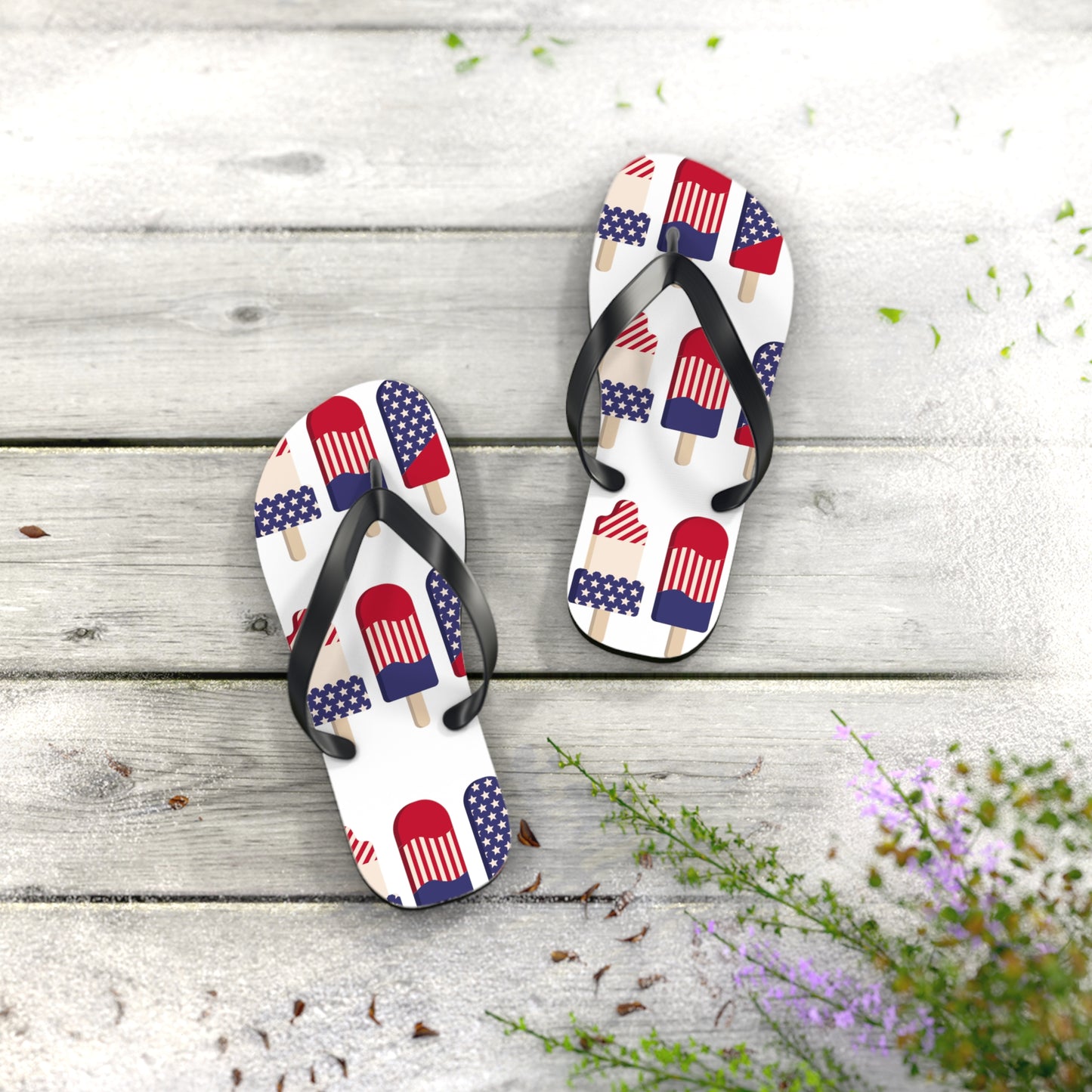 American Pop Bar Men's Flip Flops