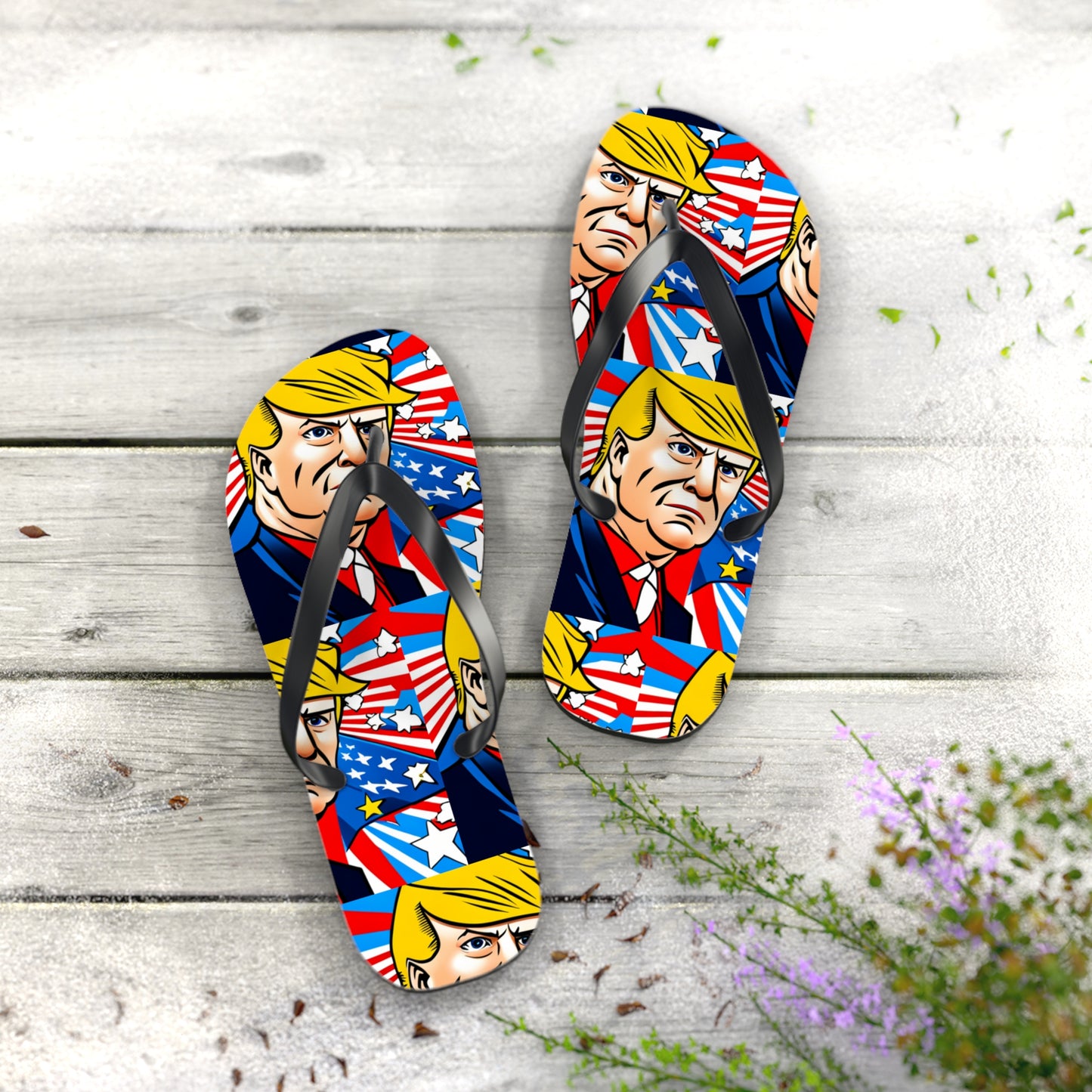 Trump Anime Women's Flip Flops